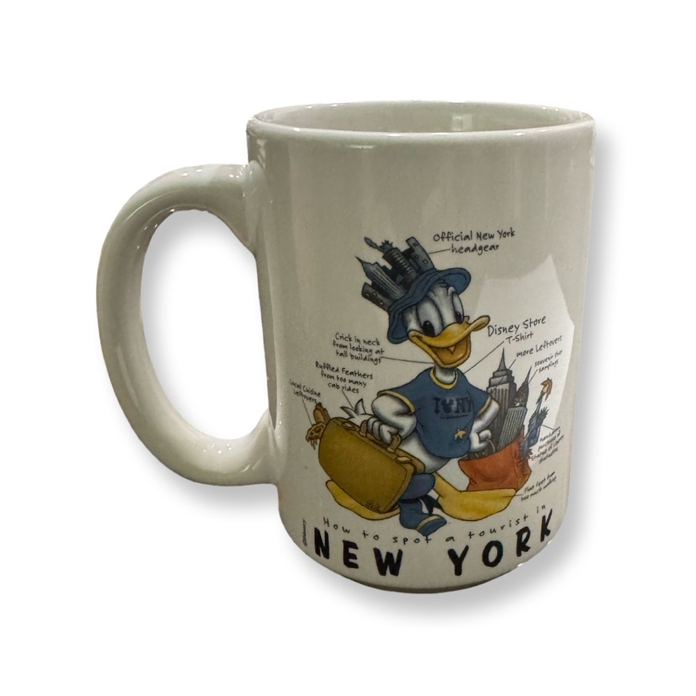 Donald Duck New York Souvenir Mug with Cartoon Design